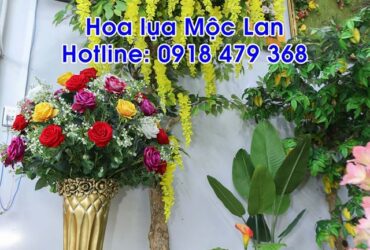 HOA LỤA CAO CẤP